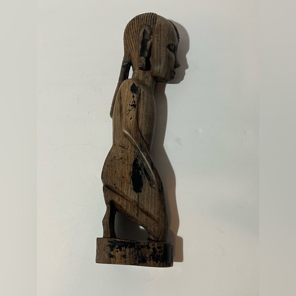 Vintage East Africa Statue Afri-Craft Inc produced in Tanganyika 12.5” H - Picture 9 of 15